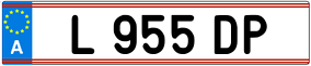 Truck License Plate